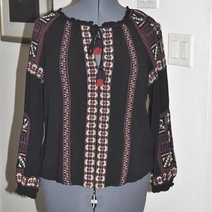 American eagle peasant blouse